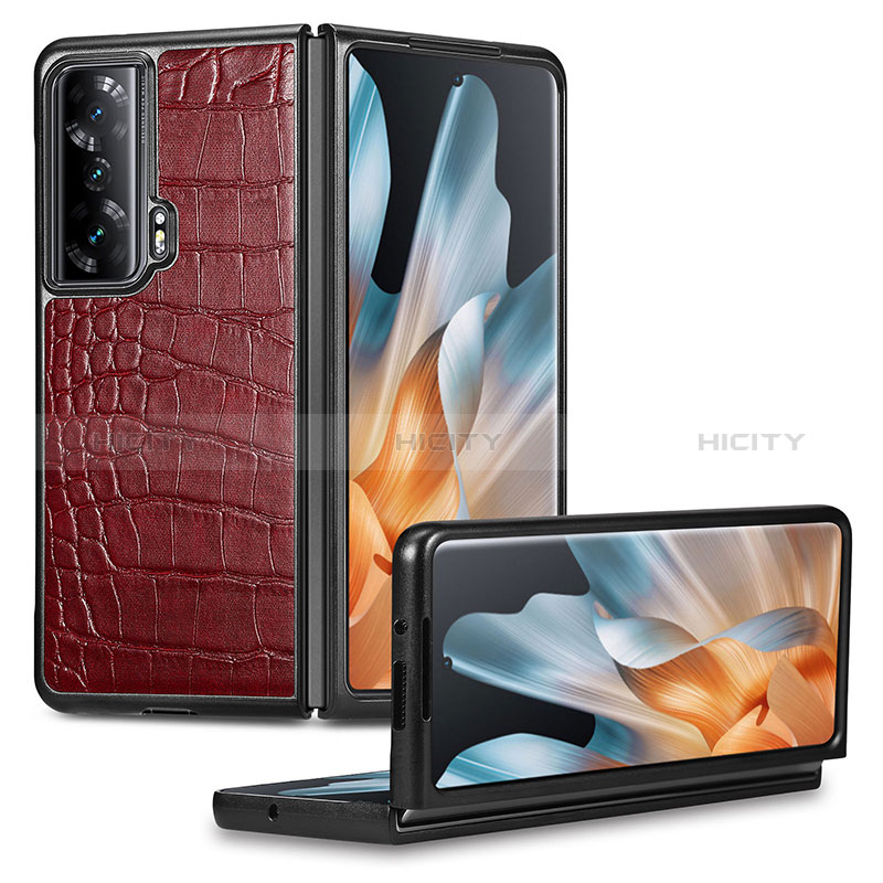 Custodia Lusso Pelle e Plastica Opaca Cover S03D per Huawei Honor Magic Vs Ultimate 5G