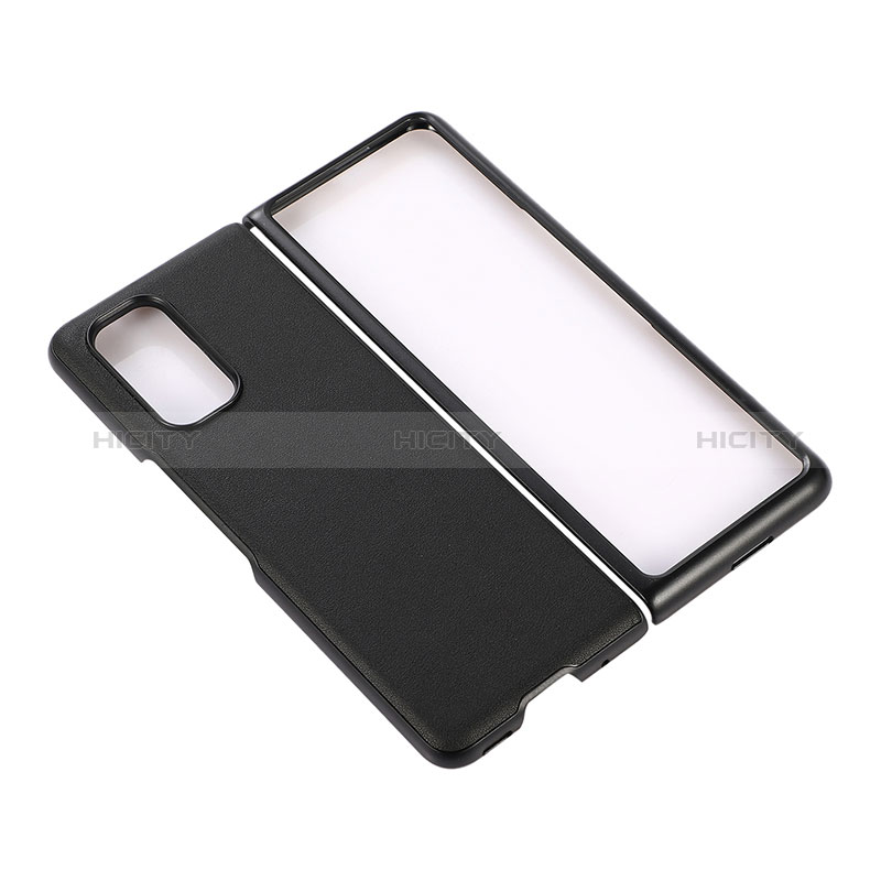 Custodia Lusso Pelle e Plastica Opaca Cover S04 per Xiaomi Mix Fold 5G