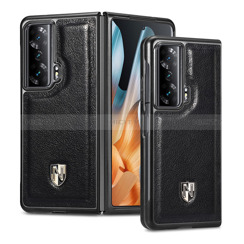 Custodia Lusso Pelle e Plastica Opaca Cover S04D per Huawei Honor Magic Vs Ultimate 5G