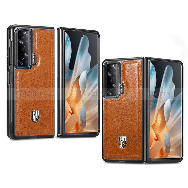 Custodia Lusso Pelle e Plastica Opaca Cover S05D per Huawei Honor Magic Vs 5G