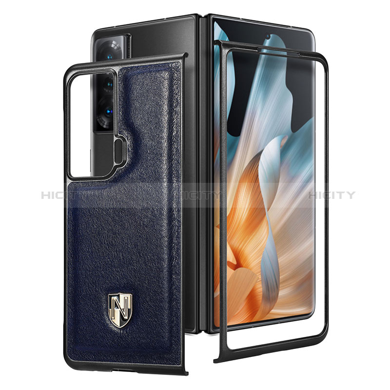 Custodia Lusso Pelle e Plastica Opaca Cover S05D per Huawei Honor Magic Vs Ultimate 5G