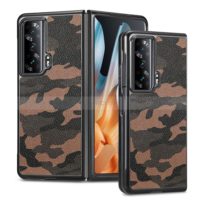 Custodia Lusso Pelle e Plastica Opaca Cover S06D per Huawei Honor Magic Vs Ultimate 5G