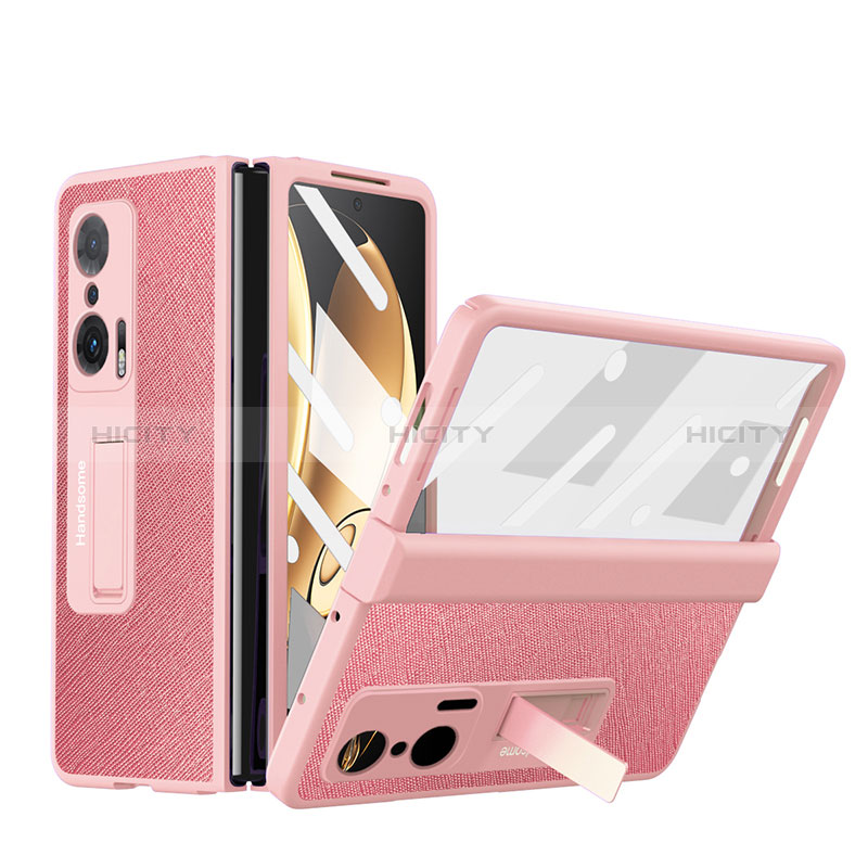 Custodia Lusso Pelle e Plastica Opaca Cover ZL1 per Huawei Honor Magic V 5G