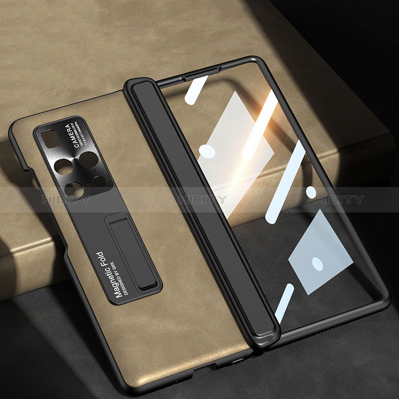 Custodia Lusso Pelle e Plastica Opaca Cover ZL1 per Huawei Mate X2