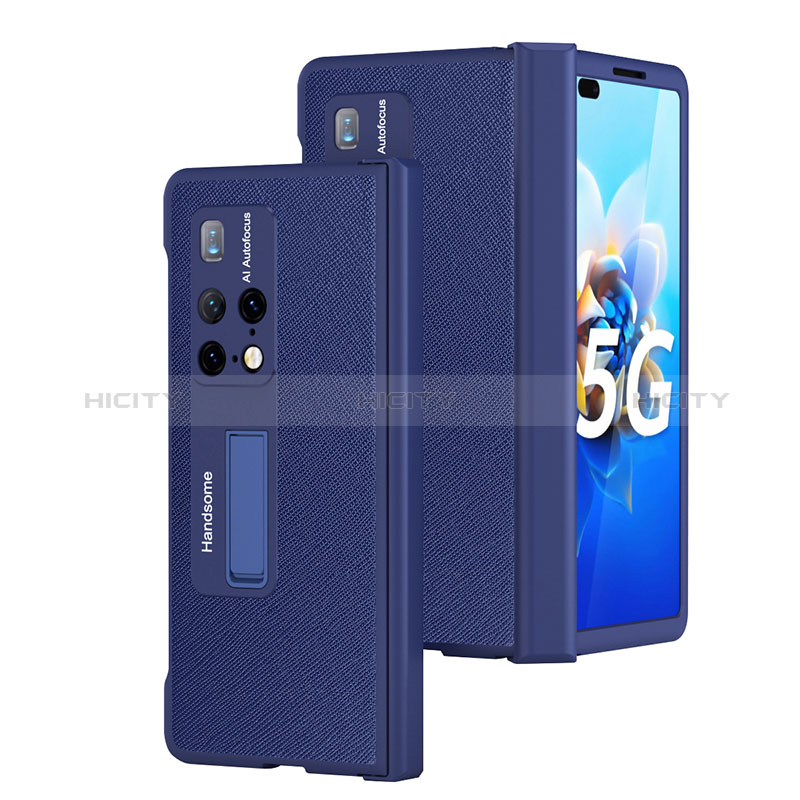 Custodia Lusso Pelle e Plastica Opaca Cover ZL13 per Huawei Mate X2