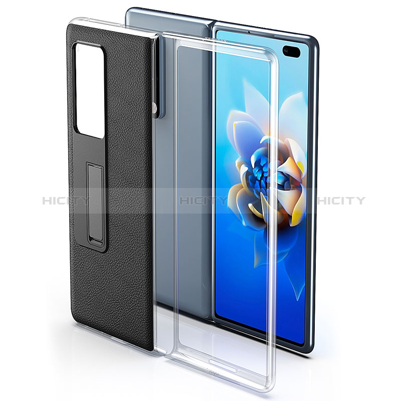 Custodia Lusso Pelle e Plastica Opaca Cover ZL4 per Huawei Mate X2