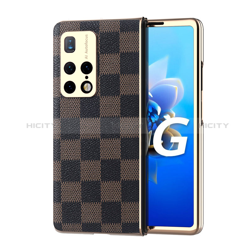 Custodia Lusso Pelle e Plastica Opaca Cover ZL5 per Huawei Mate X2