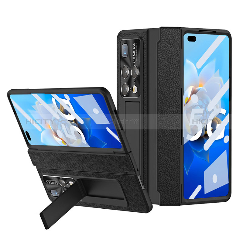 Custodia Lusso Pelle e Plastica Opaca Cover ZL7 per Huawei Mate X2