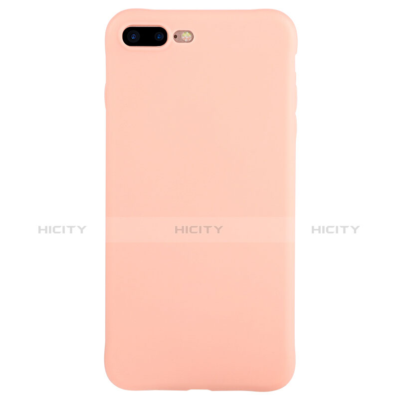 Custodia Morbida Silicone Lucido C02 per Apple iPhone 8 Plus Rosa