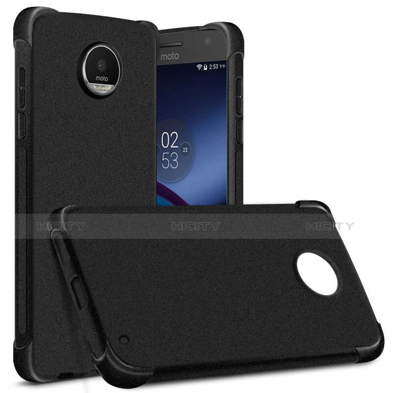 Custodia Morbida Silicone Lucido per Motorola Moto Z2 Play Nero