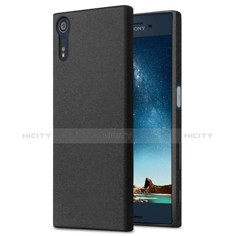 Custodia Morbida Silicone Lucido per Sony Xperia XZs Nero