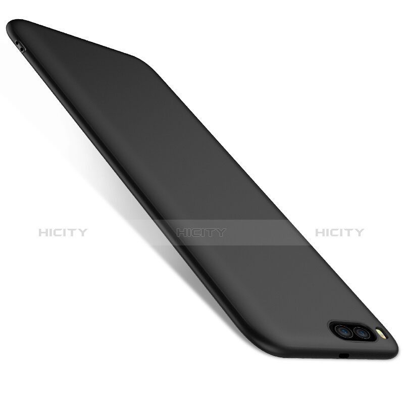 Custodia Morbida Silicone Lucido per Xiaomi Mi 6 Nero