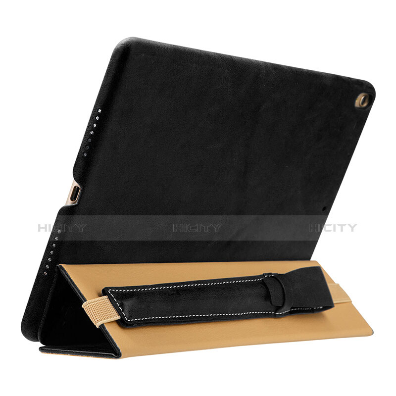 Custodia Pelle Elastico Cover Manicotto Staccabile P02 per Apple Pencil Apple New iPad 9.7 (2018) Nero