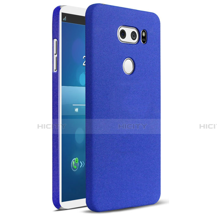 Custodia Plastica Cover Rigida Sabbie Mobili per LG V30 Blu