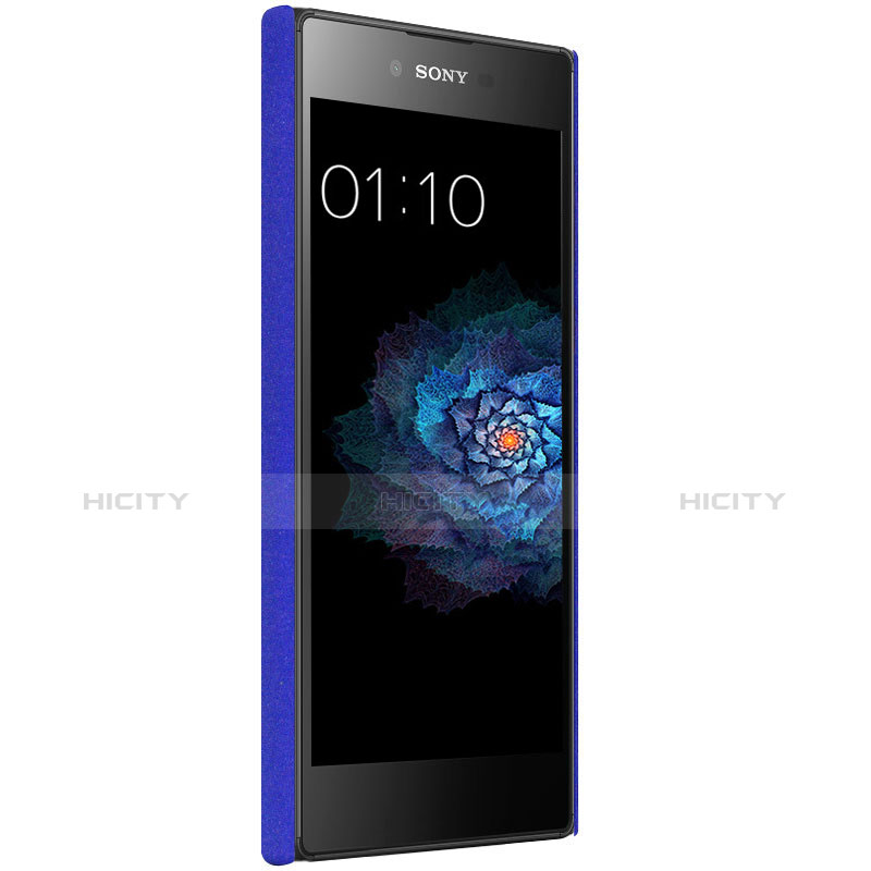 Custodia Plastica Cover Rigida Sabbie Mobili per Sony Xperia L1 Blu