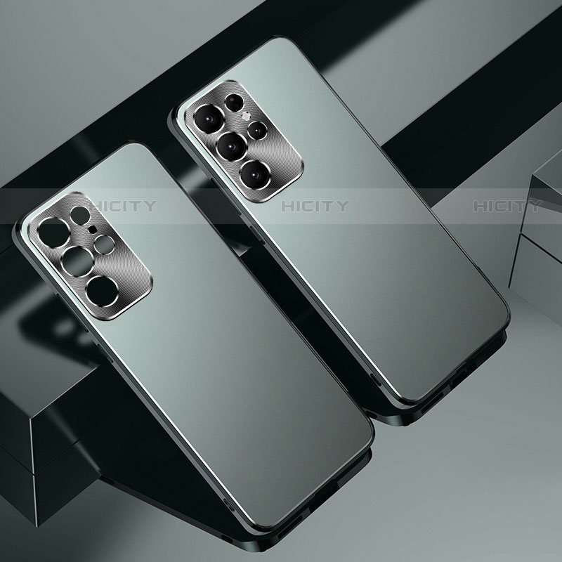 Custodia Plastica Rigida Cover Opaca AT1 per Samsung Galaxy S22 Ultra 5G Grigio