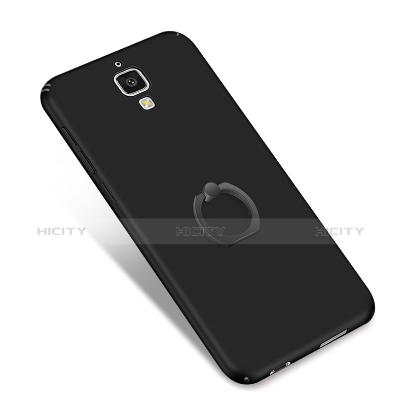 Custodia Plastica Rigida Cover Opaca con Anello Supporto A01 per Xiaomi Mi 4