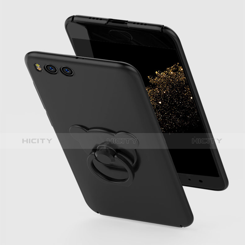 Custodia Plastica Rigida Cover Opaca con Anello Supporto A01 per Xiaomi Mi 6