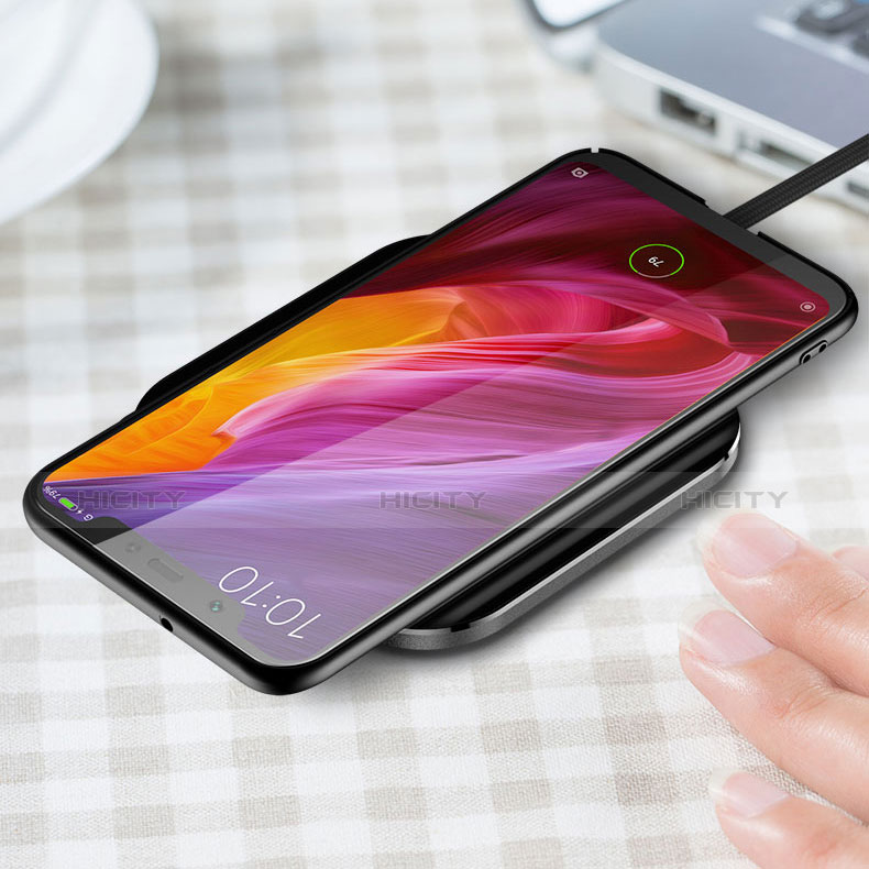 Custodia Plastica Rigida Cover Opaca con Anello Supporto A01 per Xiaomi Mi 8