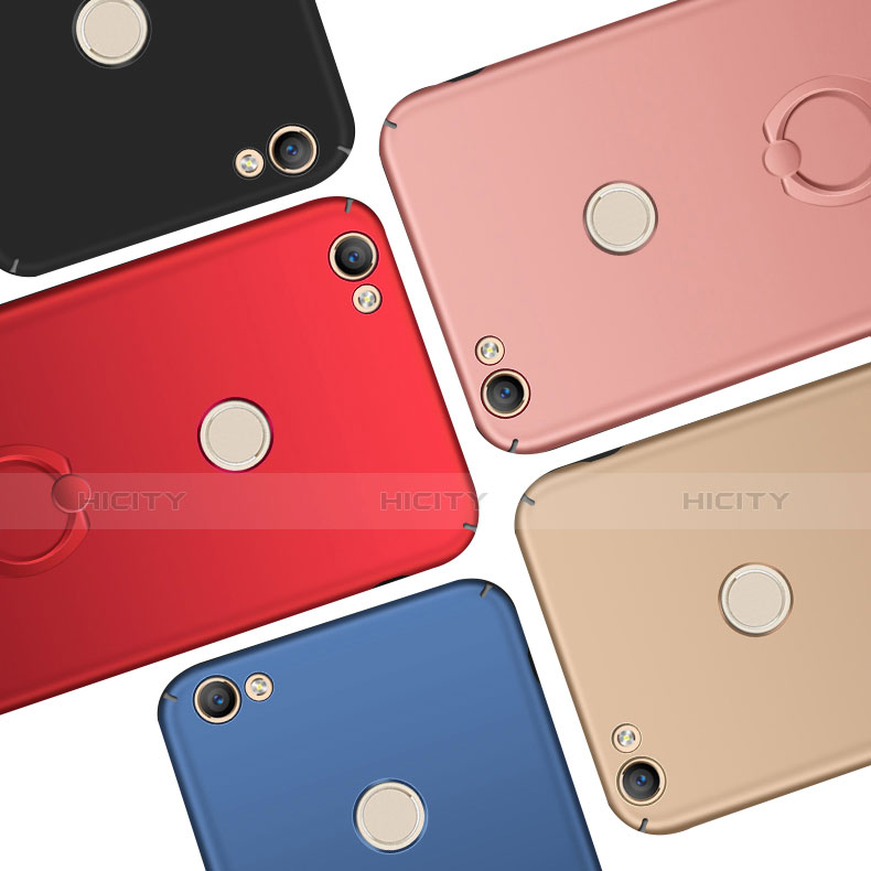 Custodia Plastica Rigida Cover Opaca con Anello Supporto A01 per Xiaomi Redmi Note 5A Prime