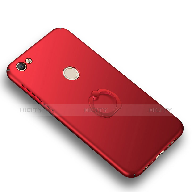 Custodia Plastica Rigida Cover Opaca con Anello Supporto A01 per Xiaomi Redmi Note 5A Prime