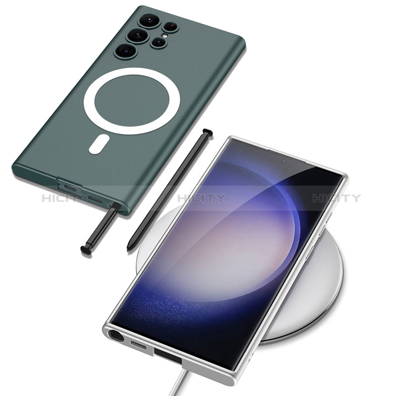 Custodia Plastica Rigida Cover Opaca con Mag-Safe Magnetic AC1 per Samsung Galaxy S21 Ultra 5G