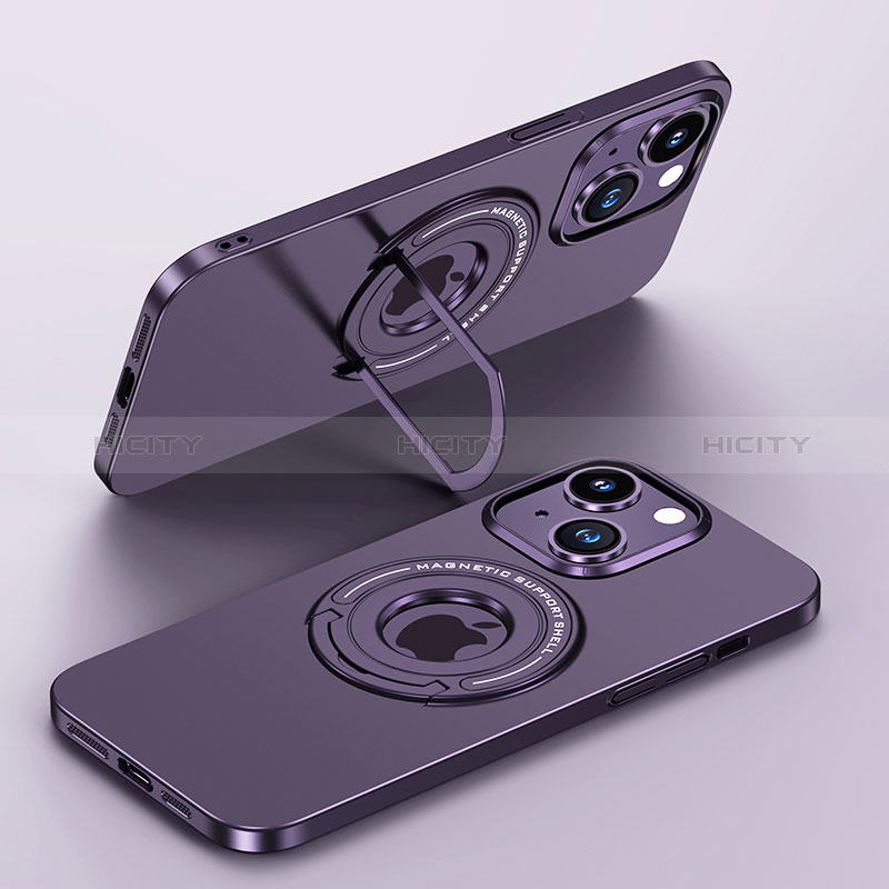 Custodia Plastica Rigida Cover Opaca con Mag-Safe Magnetic JB1 per Apple iPhone 14 Viola