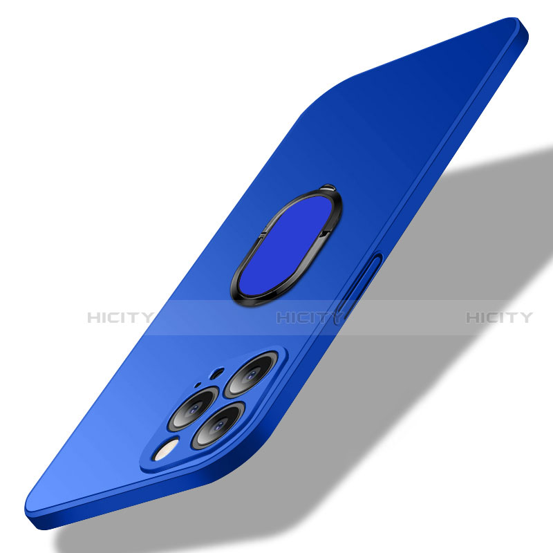 Custodia Plastica Rigida Cover Opaca con Magnetico Anello Supporto A01 per Apple iPhone 15 Pro Max