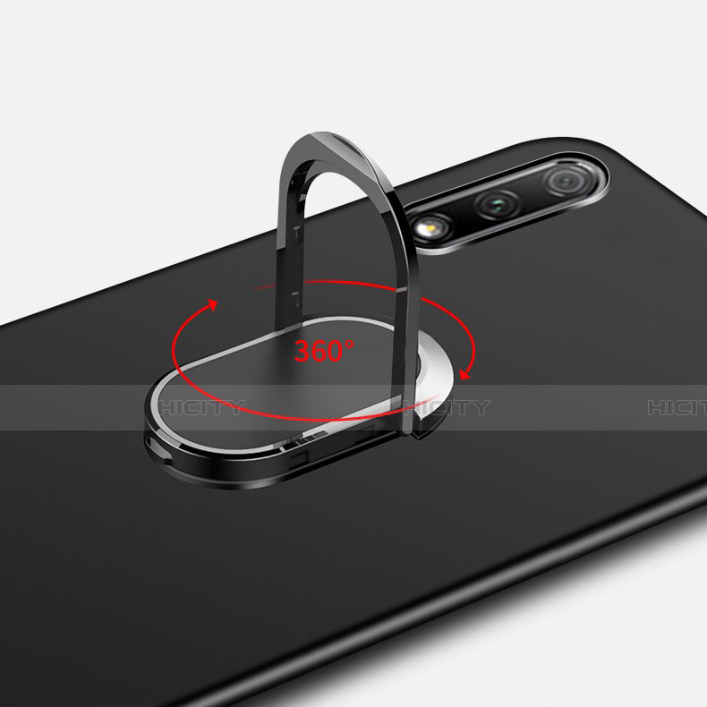 Custodia Plastica Rigida Cover Opaca con Magnetico Anello Supporto A01 per Huawei P Smart Z (2019)