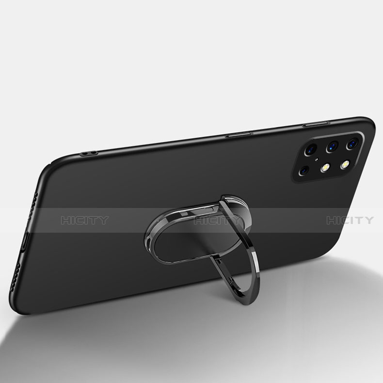 Custodia Plastica Rigida Cover Opaca con Magnetico Anello Supporto A01 per OnePlus 8T 5G