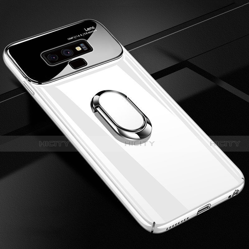 Custodia Plastica Rigida Cover Opaca con Magnetico Anello Supporto A01 per Samsung Galaxy Note 9