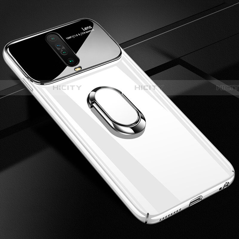 Custodia Plastica Rigida Cover Opaca con Magnetico Anello Supporto A02 per Xiaomi Redmi K30 4G