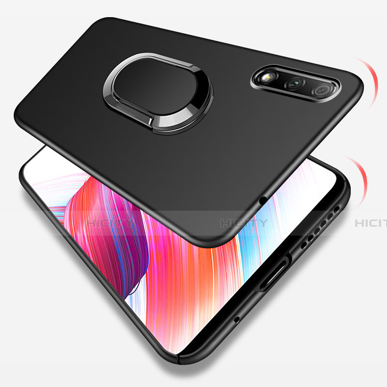 Custodia Plastica Rigida Cover Opaca con Magnetico Anello Supporto A04 per Huawei P Smart Z (2019)