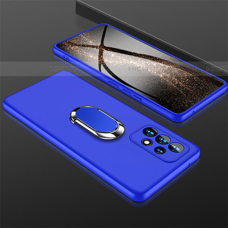 Custodia Plastica Rigida Cover Opaca con Magnetico Anello Supporto GK1 per Samsung Galaxy A53 5G