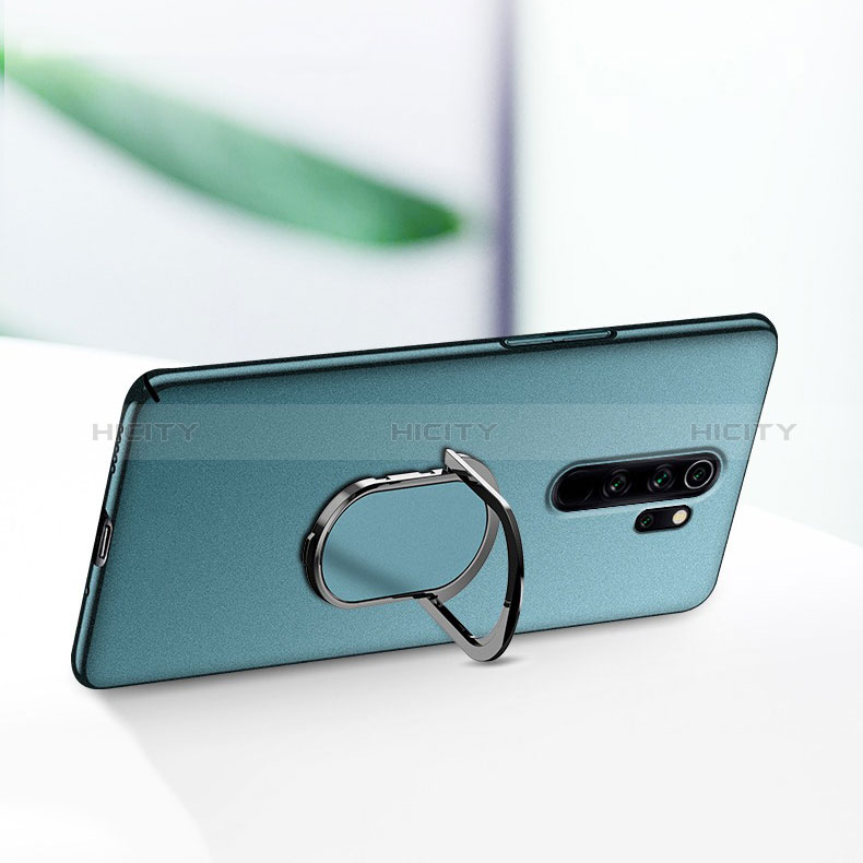 Custodia Plastica Rigida Cover Opaca con Magnetico Anello Supporto K01 per Xiaomi Redmi Note 8 (2021)