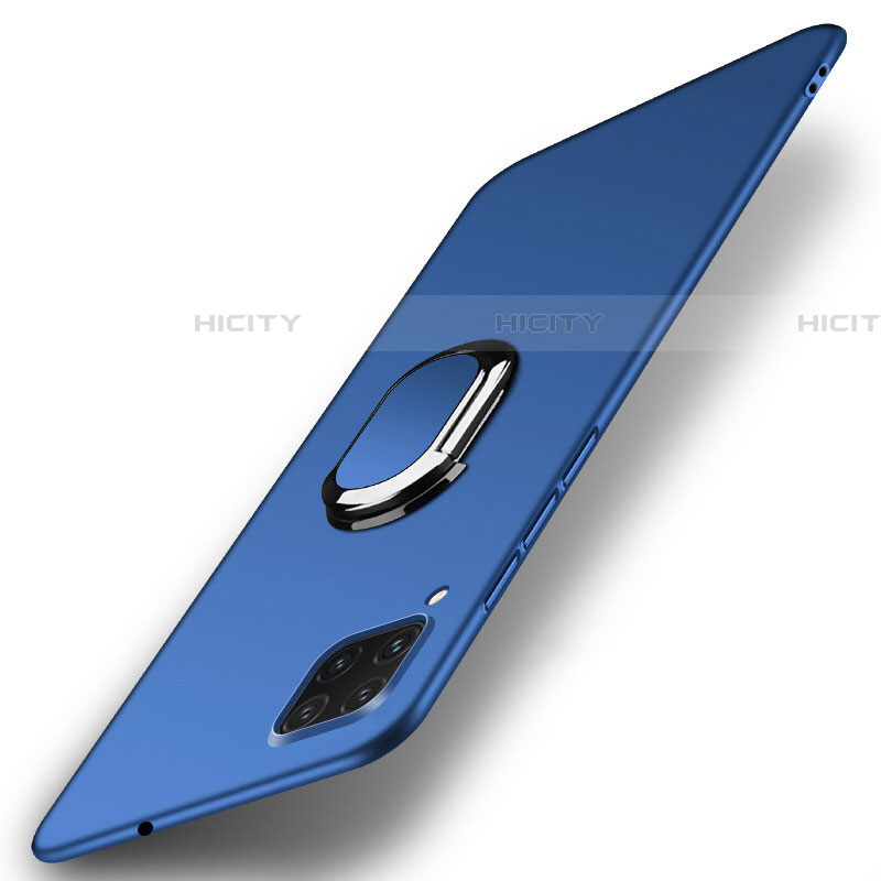 Custodia Plastica Rigida Cover Opaca con Magnetico Anello Supporto P01 per Huawei P40 Lite