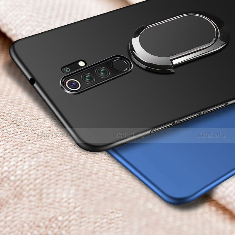 Custodia Plastica Rigida Cover Opaca con Magnetico Anello Supporto P01 per Xiaomi Redmi Note 8 Pro