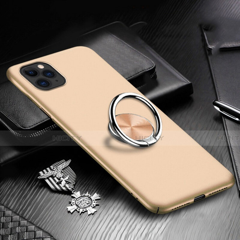 Custodia Plastica Rigida Cover Opaca con Magnetico Anello Supporto P03 per Apple iPhone 11 Pro