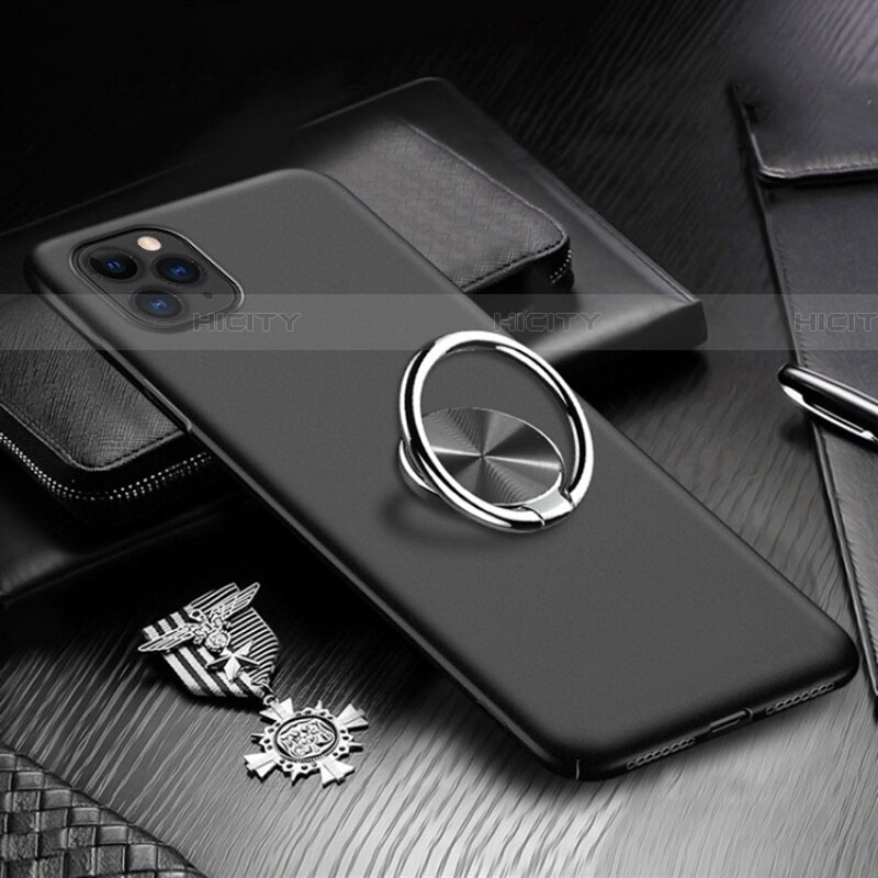 Custodia Plastica Rigida Cover Opaca con Magnetico Anello Supporto P03 per Apple iPhone 11 Pro Max