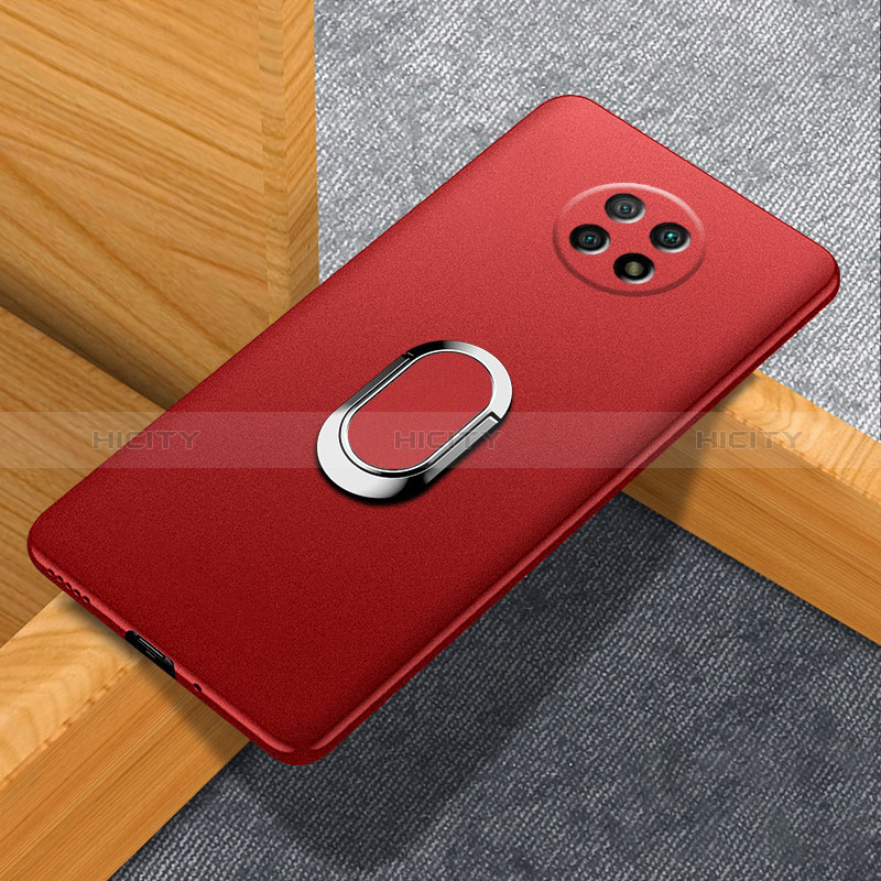 Custodia Plastica Rigida Cover Opaca con Magnetico Anello Supporto per Xiaomi Redmi Note 9 5G