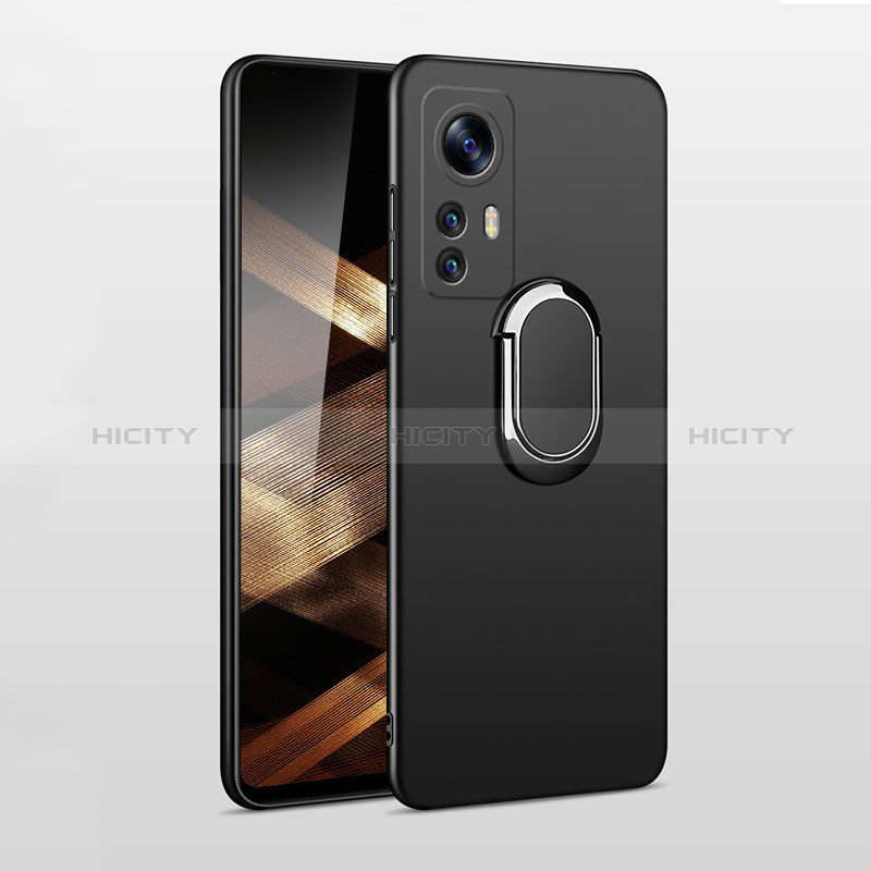 Custodia Plastica Rigida Cover Opaca con Magnetico Anello Supporto S01 per Xiaomi Redmi Note 12S