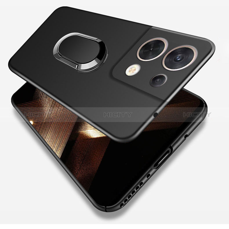 Custodia Plastica Rigida Cover Opaca con Magnetico Anello Supporto S01 per Xiaomi Redmi Note 13 Pro 5G