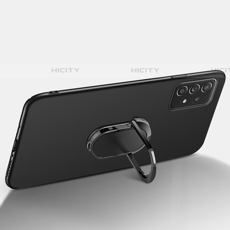 Custodia Plastica Rigida Cover Opaca con Magnetico Anello Supporto YK1 per Samsung Galaxy A52 4G