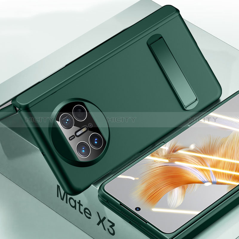 Custodia Plastica Rigida Cover Opaca con Supporto QK1 per Huawei Mate X5