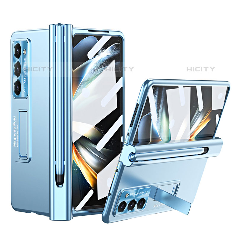 Custodia Plastica Rigida Cover Opaca con Supporto ZL5 per Samsung Galaxy Z Fold5 5G