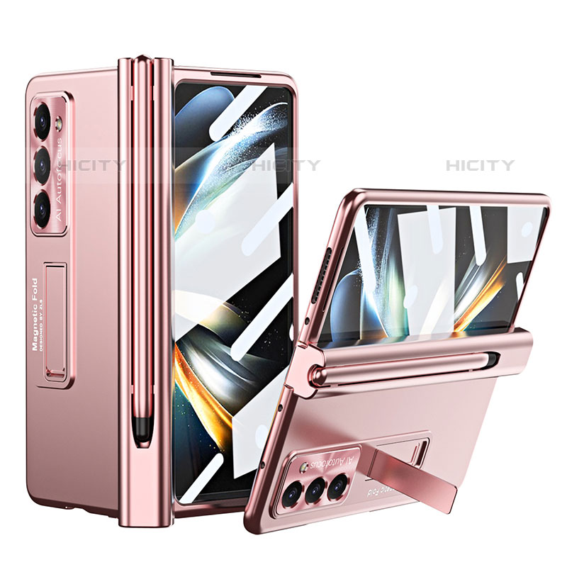 Custodia Plastica Rigida Cover Opaca con Supporto ZL5 per Samsung Galaxy Z Fold5 5G