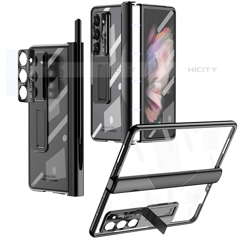 Custodia Plastica Rigida Cover Opaca con Supporto ZL8 per Samsung Galaxy Z Fold5 5G