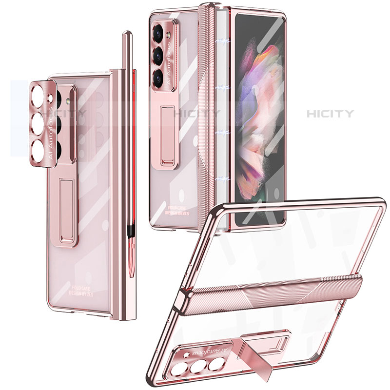 Custodia Plastica Rigida Cover Opaca con Supporto ZL8 per Samsung Galaxy Z Fold5 5G