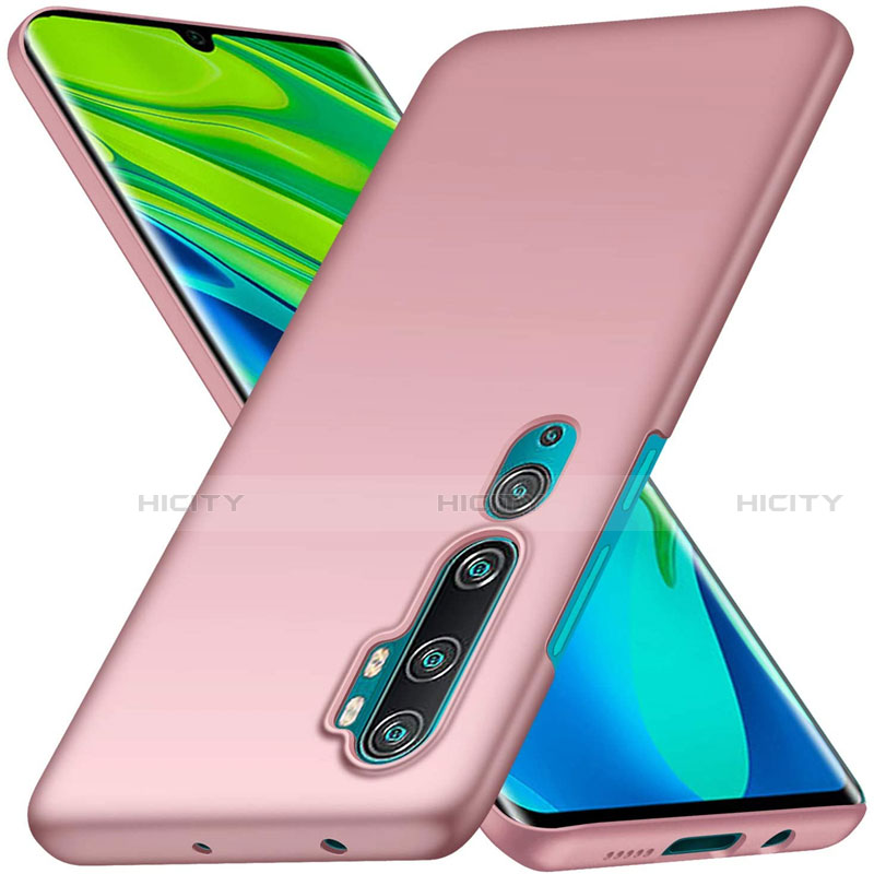 Custodia Plastica Rigida Cover Opaca D01 per Xiaomi Mi Note 10 Pro Oro Rosa