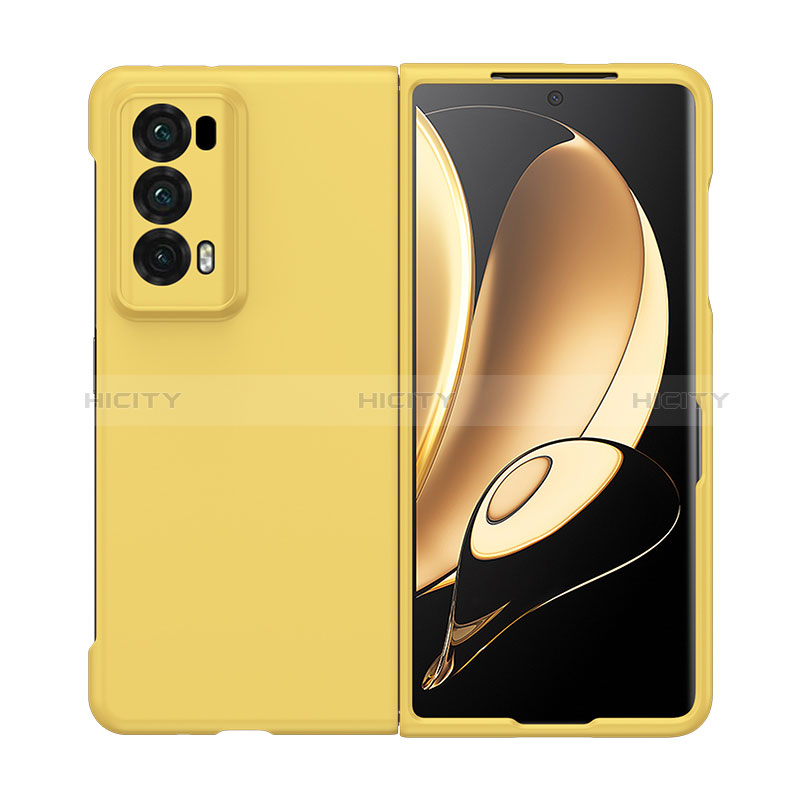 Custodia Plastica Rigida Cover Opaca Fronte e Retro 360 Gradi BH1 per Huawei Honor Magic V2 5G Giallo